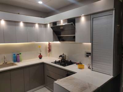 Kitchen, Lighting, Storage Designs by Interior Designer Ankur Gupta, Gautam Buddh Nagar | Kolo