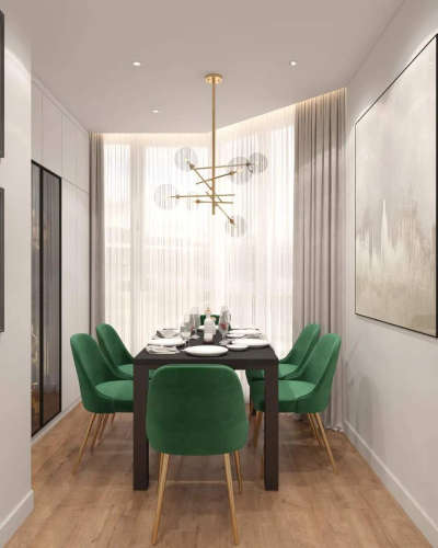 Dining, Furniture, Table, Home Decor, Lighting Designs by Architect nasdaa interior  pvt Ltd , Delhi | Kolo