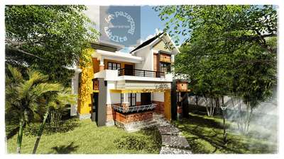 Exterior Designs by Contractor akhil T S, Alappuzha | Kolo