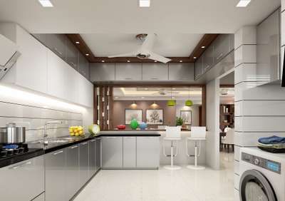 Ceiling, Kitchen, Lighting, Storage, Furniture Designs by 3D & CAD ANTONY RAPHAEL, Ernakulam | Kolo