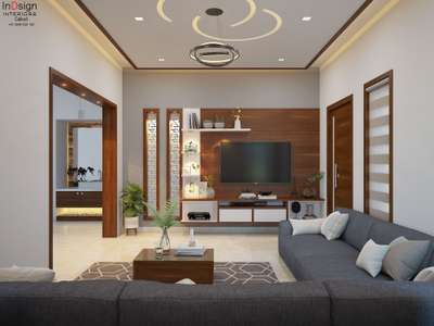 Living, Lighting, Furniture, Table, Storage, Ceiling Designs by Interior Designer prajeesh t, Kozhikode | Kolo