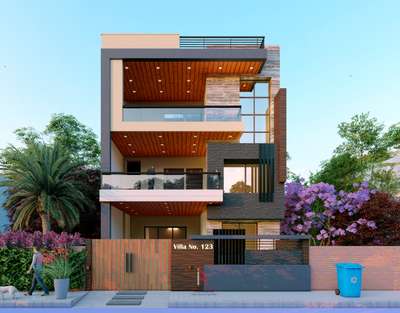 Exterior Designs by Architect Gourav Joshi, Gautam Buddh Nagar | Kolo