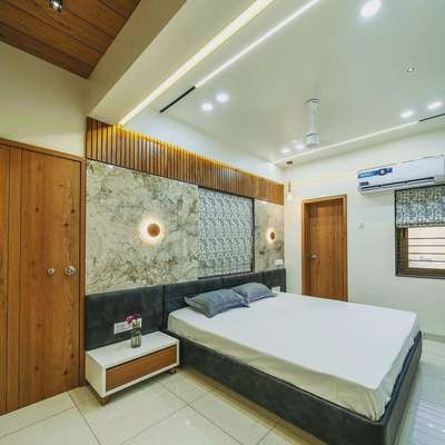 Furniture, Bedroom, Ceiling, Lighting, Storage Designs by Interior Designer Interior Indori, Indore | Kolo