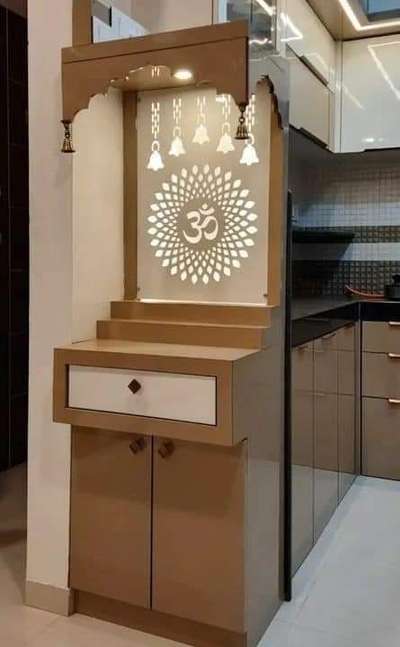 Lighting, Prayer Room, Kitchen, Storage Designs by Carpenter RAKESH JANGRA, Faridabad | Kolo