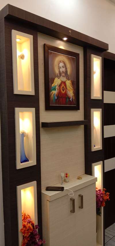 Prayer Room Designs by Carpenter Unni P A, Ernakulam | Kolo