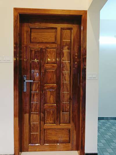 Door Designs by Civil Engineer Varun S R, Thiruvananthapuram | Kolo