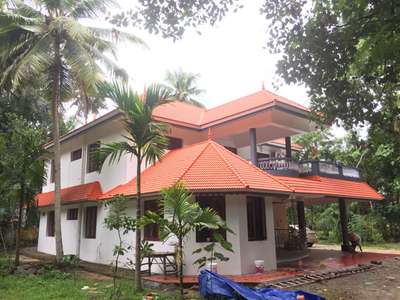Exterior, Outdoor Designs by Building Supplies bhavana balachandran, Pathanamthitta | Kolo