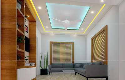 Ceiling, Furniture, Lighting, Living, Storage Designs by Civil Engineer Haris Mohammed, Kasaragod | Kolo
