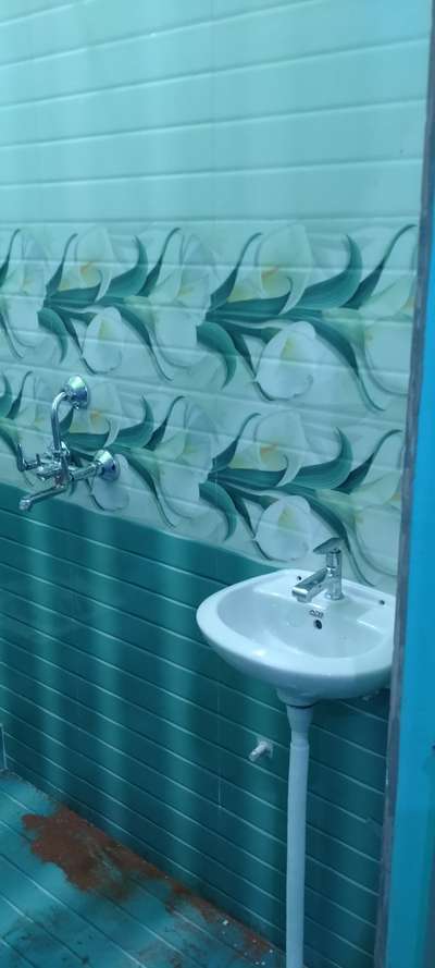Bathroom, Wall Designs by Contractor serajudin Ansar, Gurugram | Kolo
