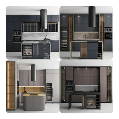 Kitchen, Storage Designs by 3D & CAD CG  Lab, Jaipur | Kolo