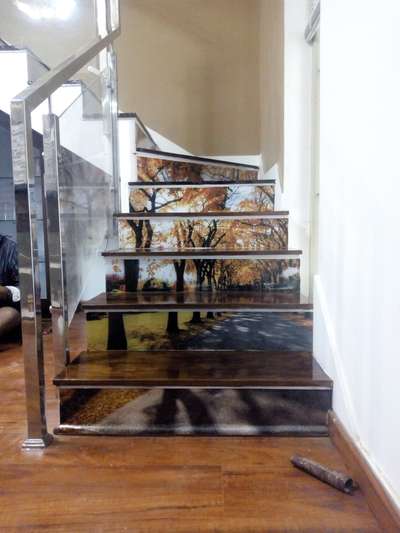 Staircase Designs by Civil Engineer Bianrow Rosario  Alex , Ernakulam | Kolo