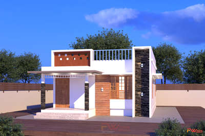 Exterior Designs by Civil Engineer rishin krishnadas, Palakkad | Kolo