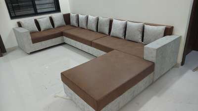 Furniture, Living Designs by Interior Designer Vicky Haran shofa cushioning, Indore | Kolo