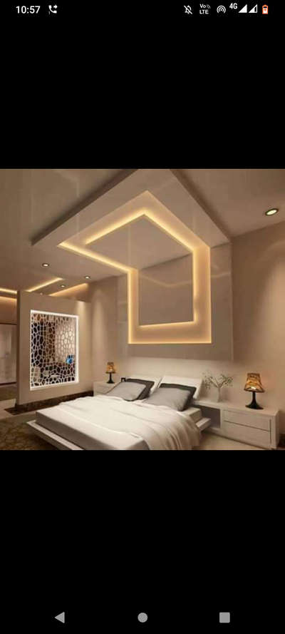 Ceiling, Bedroom, Furniture, Lighting Designs by Contractor Imran Saifi, Ghaziabad | Kolo