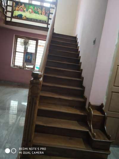 Staircase Designs by Carpenter Poulose Antony, Ernakulam | Kolo