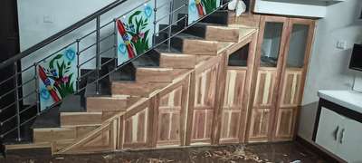 Storage, Staircase Designs by Carpenter sujith sujith, Kollam | Kolo