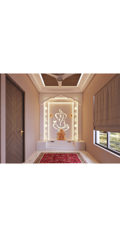 Lighting, Storage, Window, Prayer Room, Door Designs by Service Provider Shivraj Singh, Sikar | Kolo