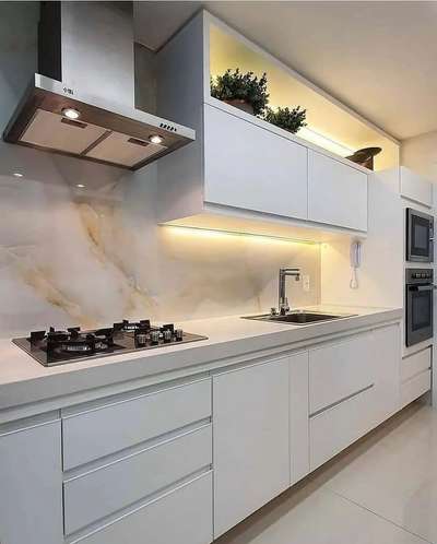 Lighting, Kitchen, Storage Designs by Contractor Shaikh junaid Shaikh junaid, Ghaziabad | Kolo