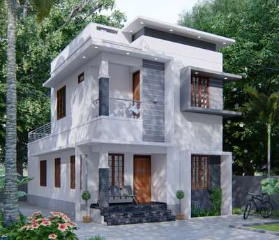 Exterior Designs by 3D & CAD Prince M V, Kasaragod | Kolo