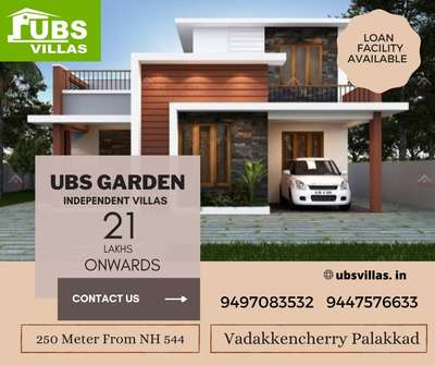 Exterior Designs by Building Supplies UBS Villas, Palakkad | Kolo