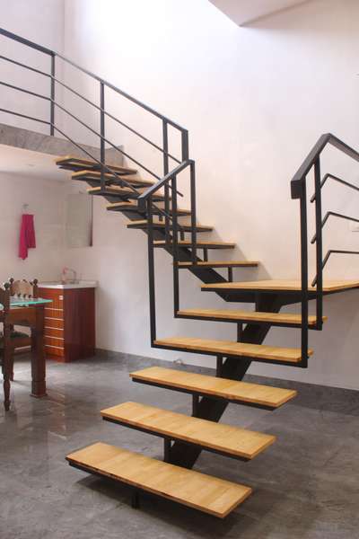 Dining, Furniture, Storage, Staircase, Table Designs by Architect Nuhaim Nk, Malappuram | Kolo