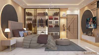 Furniture, Lighting, Storage, Bedroom Designs by Interior Designer Kavita Singh, Ghaziabad | Kolo