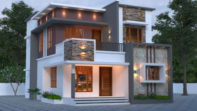 Exterior, Lighting Designs by Contractor jayadevan parayil, Kottayam | Kolo