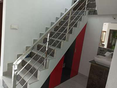 Staircase Designs by Contractor Bineesh  K G, Thrissur | Kolo
