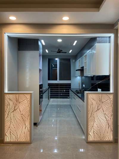 Kitchen, Lighting, Storage Designs by Interior Designer Treeblock  Pvt Ltd, Noida | Kolo