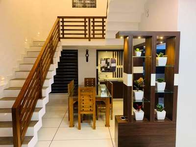 Staircase, Dining Designs by Interior Designer Ravikumar. ak Ravi, Malappuram | Kolo