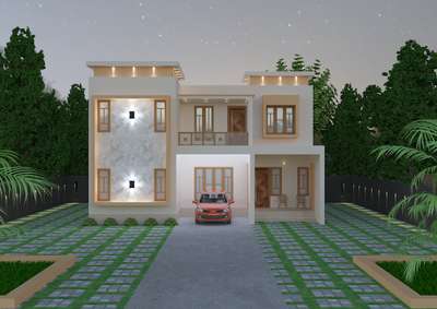 Exterior Designs by Civil Engineer aiswarya lakshmi, Kasaragod | Kolo