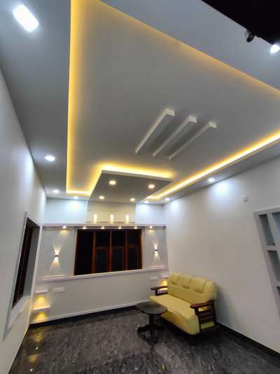 Ceiling, Lighting, Living, Furniture Designs by Painting Works abjal abju, Kozhikode | Kolo