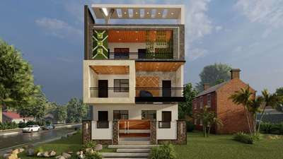 Exterior Designs by Civil Engineer GLAD CONSTRUCTION, Indore | Kolo