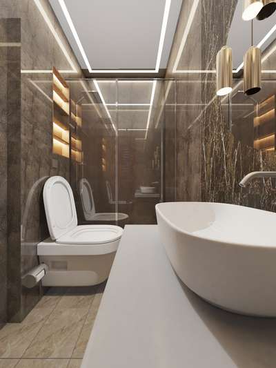 Bathroom Designs by Contractor Aslam Sheikh, Delhi | Kolo