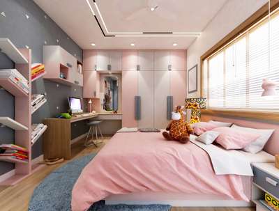 Ceiling, Lighting, Furniture, Bedroom, Storage Designs by Interior Designer vyshnav  Thrissur, Thrissur | Kolo