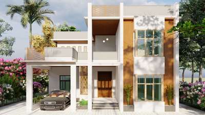 Exterior Designs by Architect Krishnanunni  Padmaraj, Ernakulam | Kolo