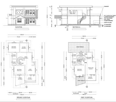 Plans Designs by 3D & CAD Dream Homes  U Dream We Build, Kozhikode | Kolo