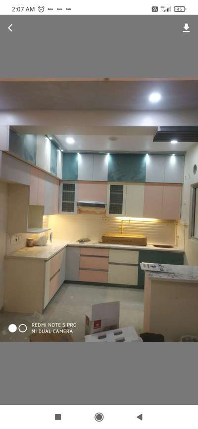 Kitchen, Lighting, Storage, Ceiling Designs by Carpenter sahil  khan, Ghaziabad | Kolo