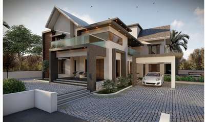 Exterior, Outdoor Designs by Architect shinu mv, Ernakulam | Kolo