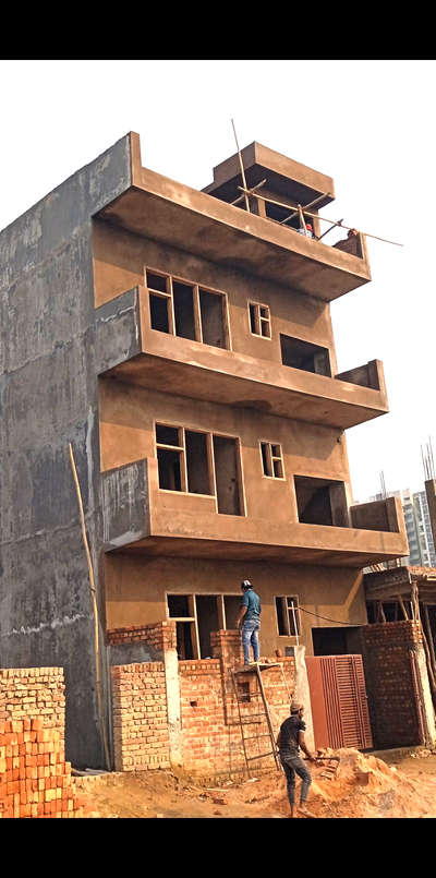 Exterior Designs by Contractor Arbaz building contractor, Ghaziabad | Kolo