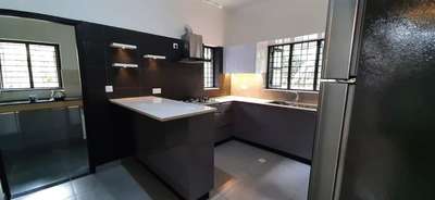 Kitchen, Lighting, Storage Designs by Contractor shibu Raveendran, Thiruvananthapuram | Kolo