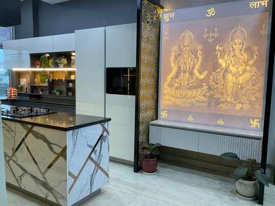 Prayer Room, Storage Designs by Interior Designer carol indecor, Sonipat | Kolo