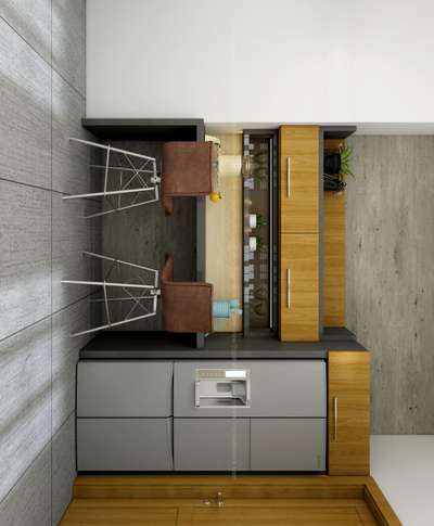 Storage, Kitchen, Furniture Designs by Interior Designer Riyas K S, Kottayam | Kolo