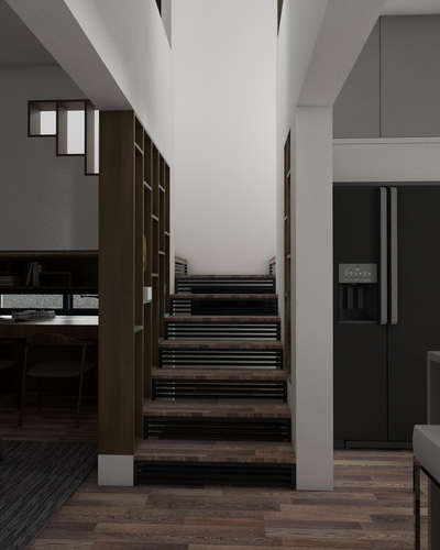Staircase Designs by Interior Designer Ansal Ebrahim, Idukki | Kolo