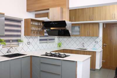 Kitchen, Storage Designs by Contractor The Craft Builders and  Interiors kollam, Kollam | Kolo