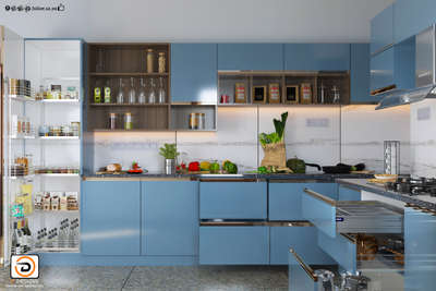 Kitchen, Storage Designs by Interior Designer D - DESIGNS , Ernakulam | Kolo