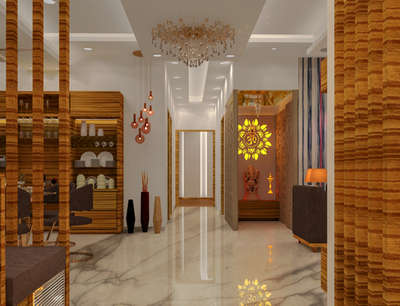 Lighting, Prayer Room, Storage, Home Decor Designs by Contractor Shiv  interiors , Delhi | Kolo