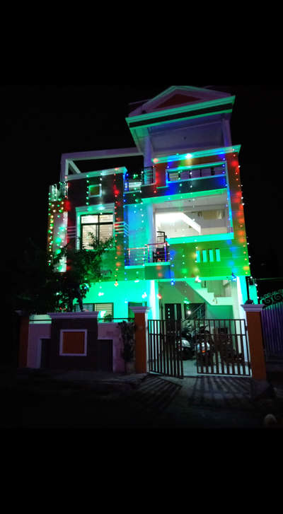 Exterior, Lighting Designs by Contractor Alfaiz khan, Bhopal | Kolo