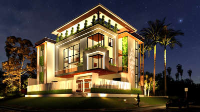 Exterior, Lighting Designs by Architect yash  jaiswal , Indore | Kolo