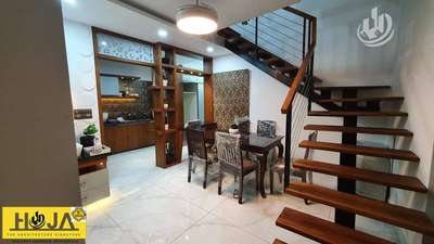 Dining, Furniture, Home Decor, Staircase Designs by Civil Engineer Hijas Ahammed, Kozhikode | Kolo